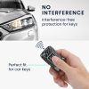 Капак за автомобилен ключ за Opel / Chevrolet - 2 бутона, kwmobile, пластмаса, черен / сив, 56726.01
