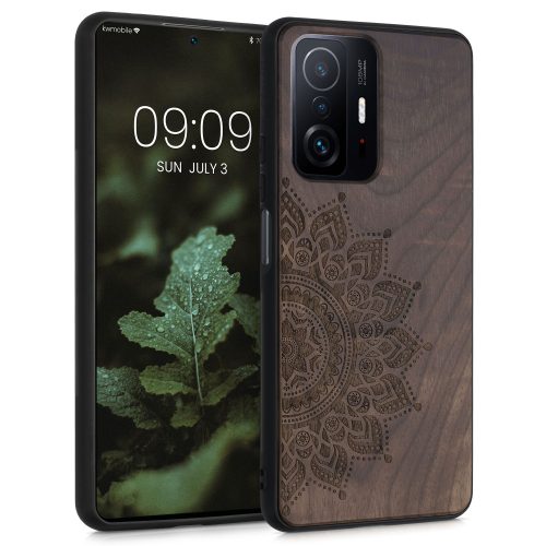 Калъф за Xiaomi 11T / 11T Pro, дърво, кафяв, 56795.01, kwmobile