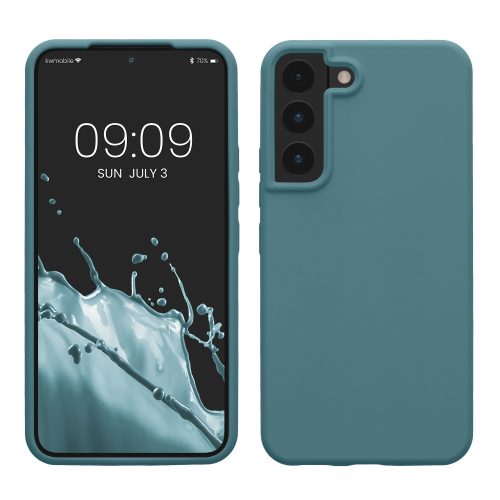Калъф за Samsung Galaxy S22, Силиконов, Зелен, 56756.206, kwmobile
