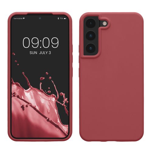 Кейс за Samsung Galaxy S22, силиконов, розов, 56756.167, kwmobile