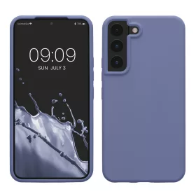   Калъф за Samsung Galaxy S22, Силиконов, Син, 56756.168, kwmobile