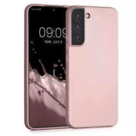   Калъф за Samsung Galaxy S22 Plus, Силиконов, Розов, 56762.31, kwmobile