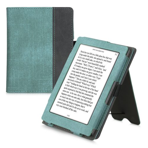 Калъф за Kobo Aura Edition 1, Екологична кожа, Зелен, kwmobile, 56814.71