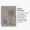 Капак за Kobo Aura H2O Edition 1, Екологична кожа, Сив, kwmobile, 56872.02