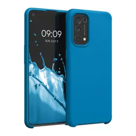   Капак за OPPO Find X3 Lite, силикон, син, 55201.224, kwmobile