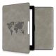 Капак за Kobo Aura One, Екологична кожа, Сив, kwmobile, 56873.02