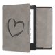 Капак за Kobo Aura H2O Edition 1, Екологична кожа, Сив, kwmobile, 56872.01