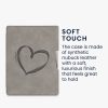 Капак за Kobo Aura H2O Edition 1, Екологична кожа, Сив, kwmobile, 56872.01