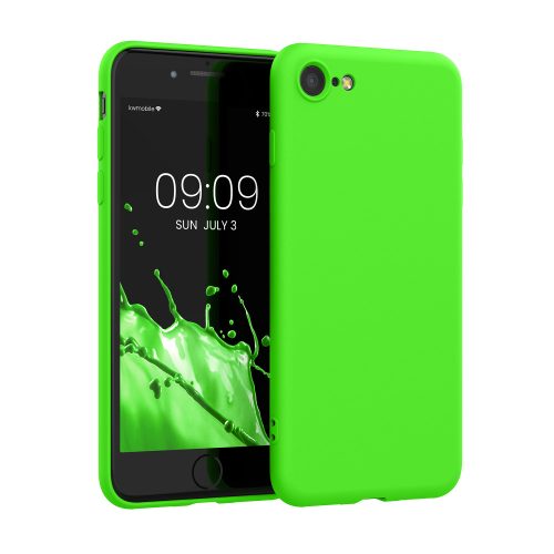 Калъф за Apple iPhone 8 / iPhone 7 / iPhone SE 2, силиконов, зелен, 49979.159, kwmobile