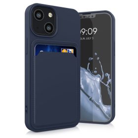   Калъф за Apple iPhone 13 Mini, Силиконов, Син, 55938.17, kwmobile