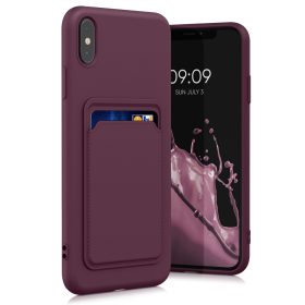   Калъф за Apple iPhone XS Max, силикон, виолетов, 55121.190, kwmobile