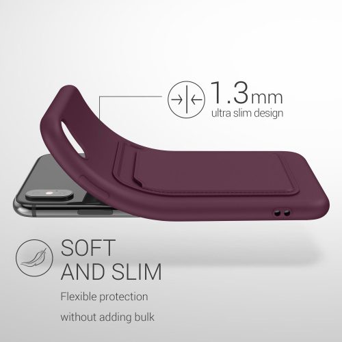 Калъф за Apple iPhone XS Max, силикон, виолетов, 55121.190, kwmobile