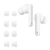 Комплект от 8 резервни накрайника за слушалки Huawei FreeBuds 4i, Kwmobile, бял, силикон, 56866.02