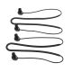 Комплект от 2 каишки за слушалки Samsung Galaxy Buds Pro, Kwmobile, черни, силикон, 56874.01