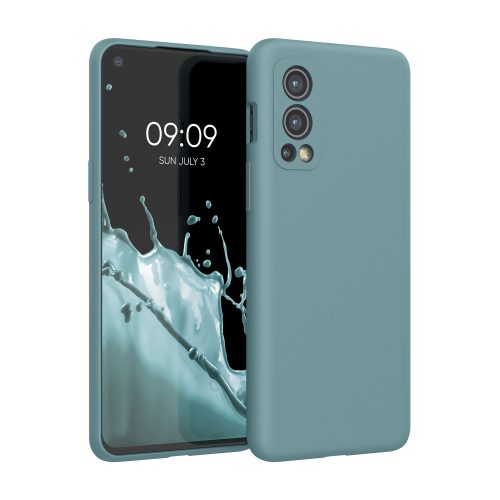 Кейс за OnePlus Nord 2 5G, Силиконов, Зелен, 56070.206, kwmobile