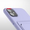 Калъф за Apple iPhone 11, силиконов, лилав, 55114.108, kwmobile