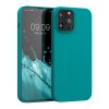 Калъф за Apple iPhone 13 Pro Max, Силиконов, Зелен, 55971.113, kwmobile
