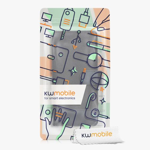 Калъф за Xiaomi Redmi 9C, Текстилен, Черен, 54457.73, kwmobile
