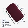 Универсален калъф за телефон L - 6.5 инча, Неопрен, Червен, 46188.3.13, kwmobile