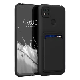   Кейс за Xiaomi Redmi 9C, Силиконов, Черен, 56949.47, kwmobile