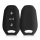 Капак за автомобилен ключ за Opel - 3 бутона - Keyless Go, kwmobile, силикон, черен, 56975.01