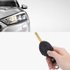 Калъф за автомобилен ключ за Mini - 3 бутона, kwmobile, екологична кожа, черен, 57027.01