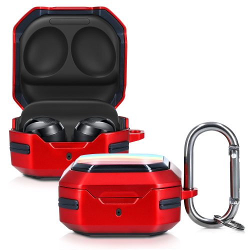 Капак за слушалки Samsung Galaxy Buds/Galaxy Buds Plus, Kwmobile, черен/червен, силикон, 57054.01