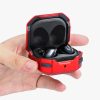 Капак за слушалки Samsung Galaxy Buds/Galaxy Buds Plus, Kwmobile, черен/червен, силикон, 57054.01