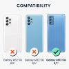 Кейс за Samsung Galaxy M52 5G, силиконов, бял, 57068.48, kwmobile