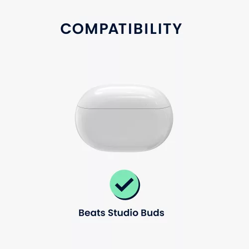 Капак за слушалки Beats Studio Buds, Kwmobile, зелен, силикон, 55796.80