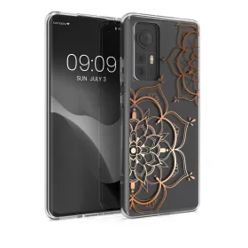   Калъф Kwmobile за Xiaomi 12/12X, силиконов, прозрачен/розов, 57097.02