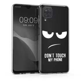   Калъф за Samsung Galaxy A12, силиконов, бял, 54210.04, kwmobile