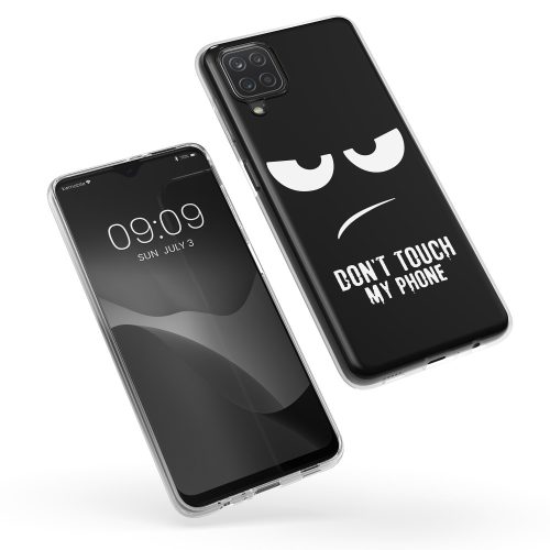 Калъф за Samsung Galaxy A12, силиконов, бял, 54210.04, kwmobile