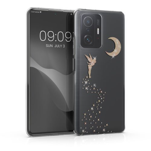 Калъф за Xiaomi 11T / 11T Pro, Силиконов, Златен, 57086.01, kwmobile