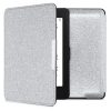 Калъф за Kindle Paperwhite 7, Екологична кожа, Сребрист, kwmobile, 45569.40