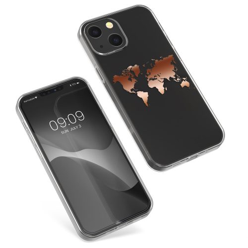 Калъф за Apple iPhone 13 Mini, силиконов, прозрачен, 57142.03, kwmobile