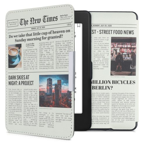 Капак за Kindle Paperwhite 7, Екологична кожа, Многоцветен, kwmobile, 45569.35