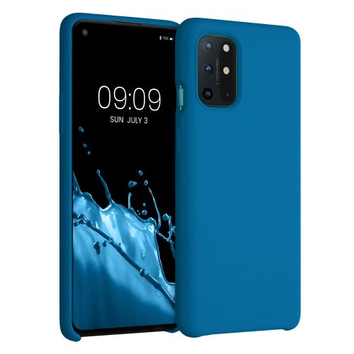 Калъф за OnePlus 8T, Силиконов, Син, 53683.228, kwmobile