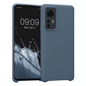   Калъф Kwmobile за Xiaomi 12/12X, силиконов, син, 56210.202