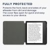 Капак за Kobo Libra 2, Kwmobile, сив, текстил, 57171.19