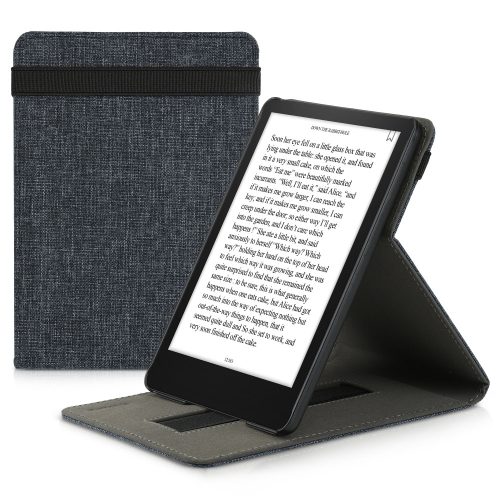Калъф за Amazon Kindle Paperwhite 11, Kwmobile, сив, текстилен, 57161.19