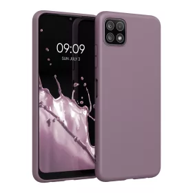  Кейс за Samsung Galaxy A22 5G, Силиконов, Лилав, 55245.181, kwmobile