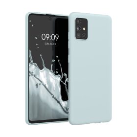  Калъф Kwmobile за Samsung Galaxy A51, Силиконов, Зелен, 51196.200
