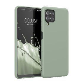   Калъф Kwmobile за Samsung Galaxy A22, Силиконов, Зелен, 55493.172