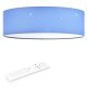 Plafoniera LED Navaris, efect de stele, 40 cm, telecomanda, albastru/albastru deschis, plastic/metal