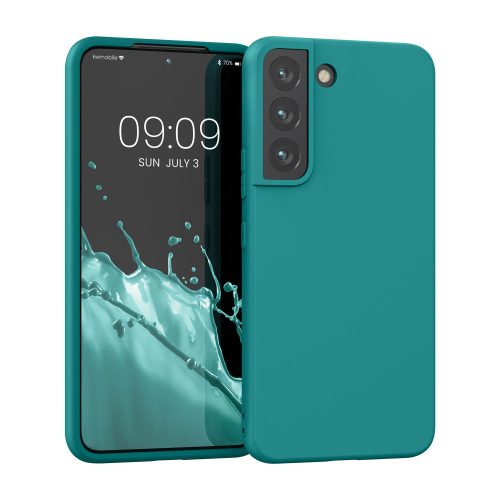Калъф Kwmobile за Samsung Galaxy S22, Силиконов, Зелен, 56758.57