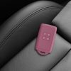 Капак за автомобилен ключ за Renault 4 бутона - Smart Key, Kwmobile, розов, силикон, 48035.167