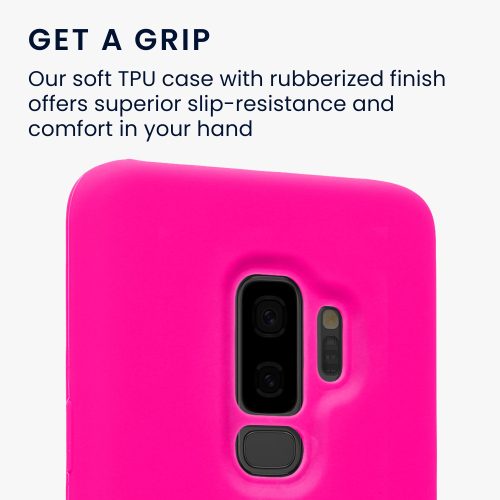 Калъф Kwmobile за Samsung Galaxy S9 Plus, Силиконов, Розов, 44183.77