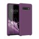 Калъф Kwmobile за Samsung Galaxy S10, силикон, лилав, 47732.197