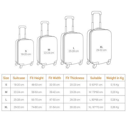 Покривало за количка размер L, Kwmobile, черно/бяло, ликра, 45230.3.03